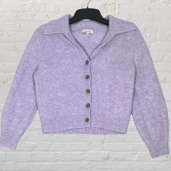 & Other Stories Lavender Cardigan - Picture 3 of 7